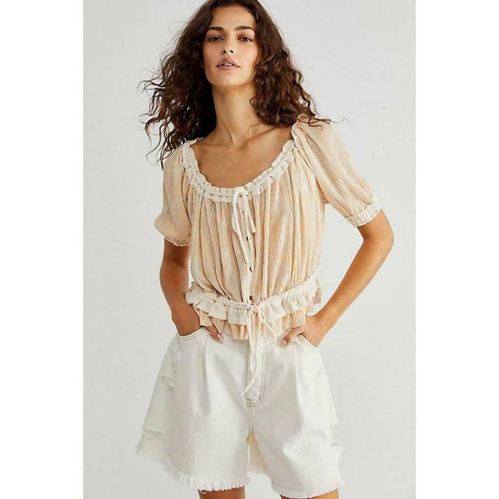 Free People Women's Perfect Day Gathered Top